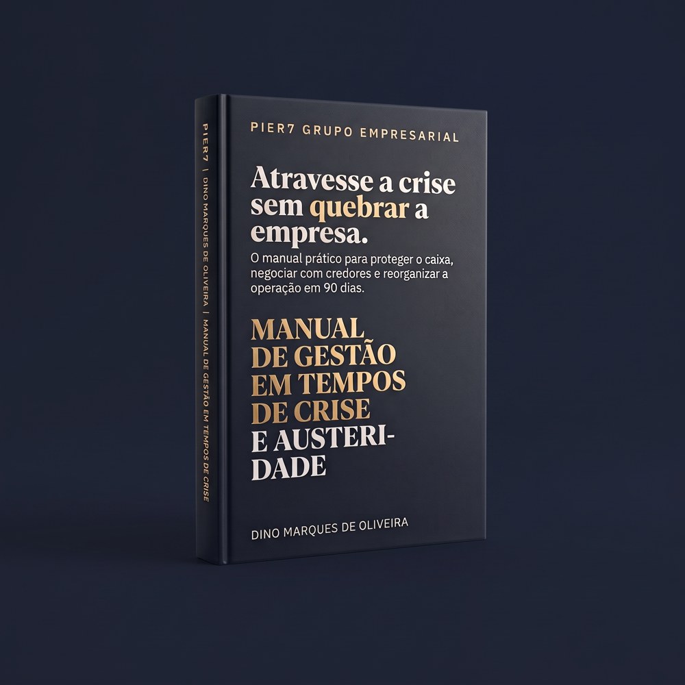 Capa do e-book Manual de Gestão em Tempos de Crise e Austeridade, de Dino Marques de Oliveira
